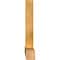 Ekena Millwork Portland Rough Sawn Timber Gable Bracket, Western Red Cedar, 84"W x 28"H x 4"D x 4"F, 8/12 Pitch GBW084X28X0404POR00RWR - alternate 5